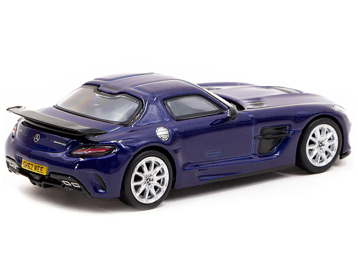 Mercedes-Benz SLS AMG Coupe Black Series Blue Metallic "SHMEE150" - Premium Mercedes Models from Tarmac Works - Just $40.49! Shop now at Rapidvehicles