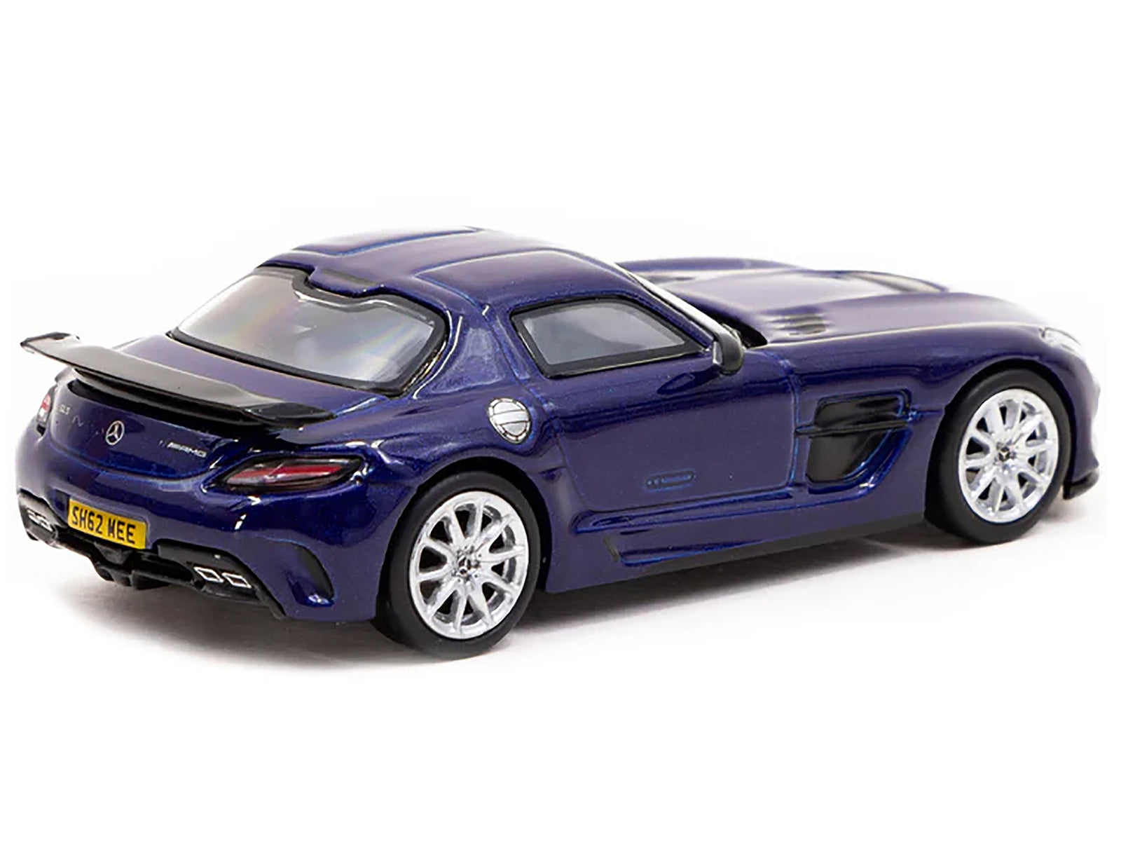 Mercedes-Benz SLS AMG Coupe Black Series Blue Metallic "SHMEE150" "Global64" Series 1/64 Diecast Model by Tarmac Works - Premium Mercedes Models from Tarmac Works - Just $36.37! Shop now at Rapidvehicles