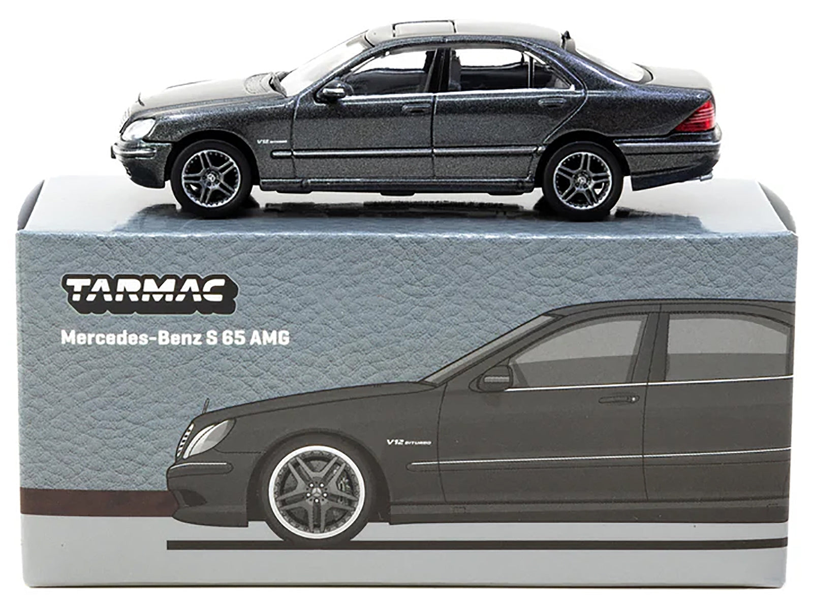 Mercedes-Benz S 65 AMG Tectite Gray Metallic "Global64" Series 1/64 Diecast Model by Tarmac Works - Premium Mercedes Models from Tarmac Works - Just $31.53! Shop now at Rapidvehicles