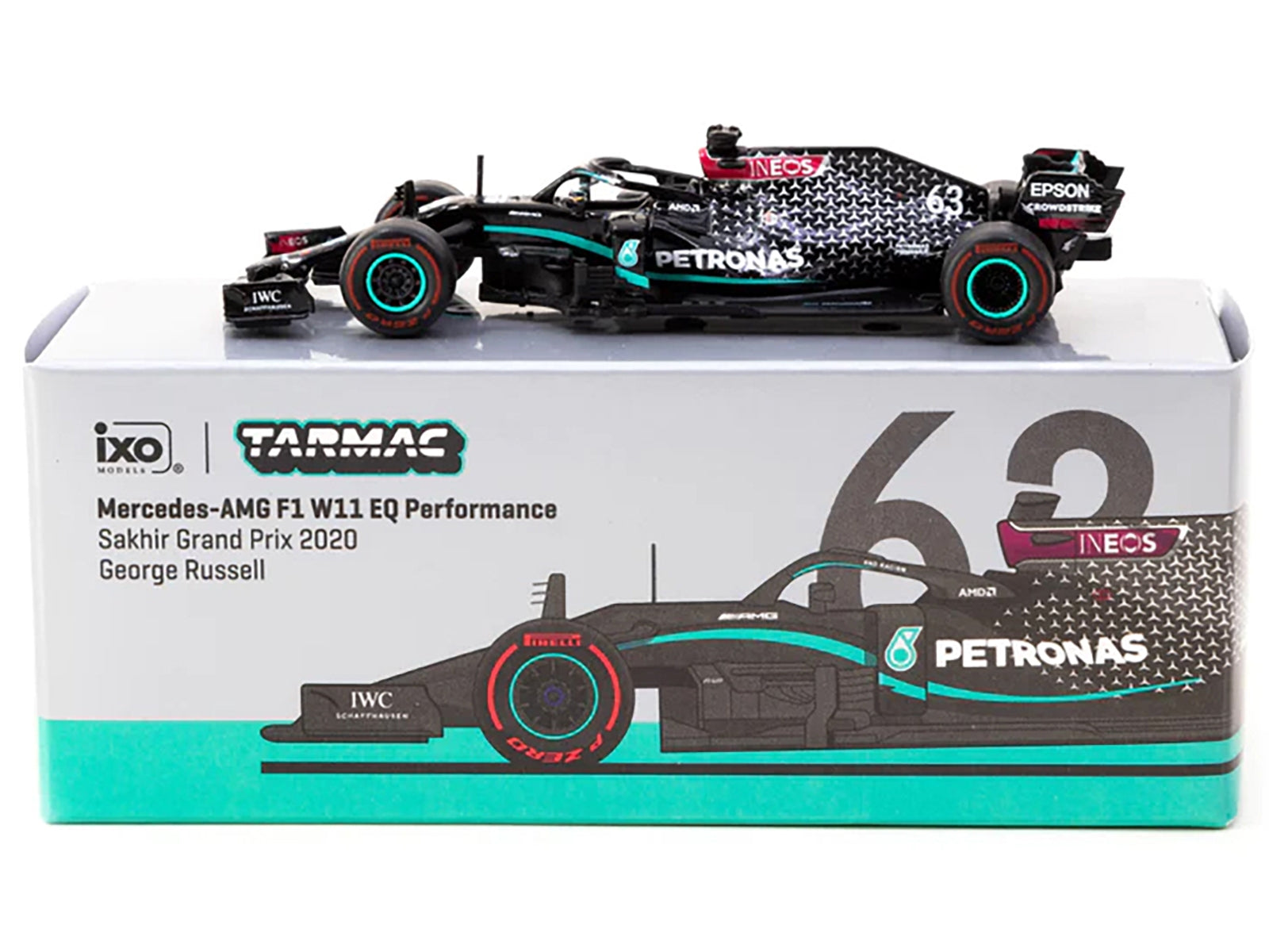 Mercedes-AMG F1 W11 EQ Performance #63 George Russell Formula One - Premium Mercedes Models from Tarmac Works - Just $46.79! Shop now at Rapidvehicles