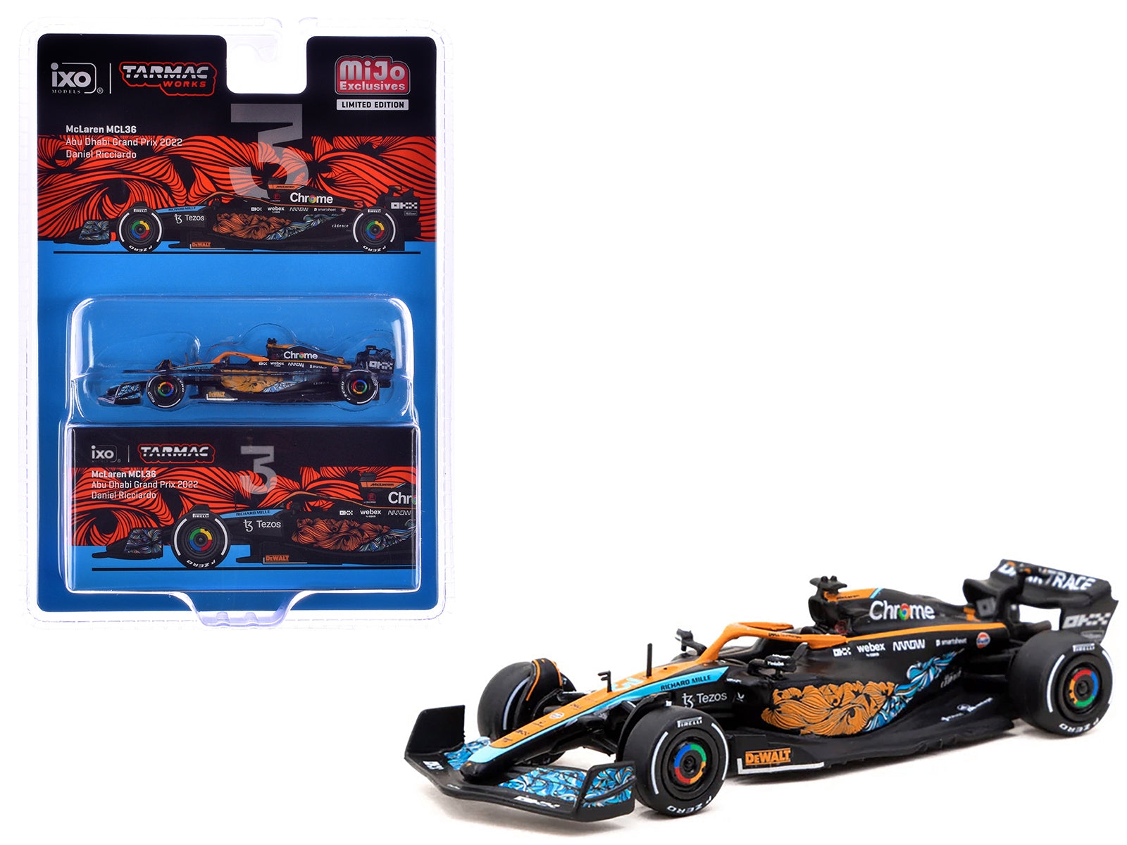 McLaren MCL36 #3 Daniel Ricciardo Formula One F1 "Abu Dhabi GP" - Premium Formula 1 Models from Tarmac Works - Just $33.99! Shop now at Rapidvehicles