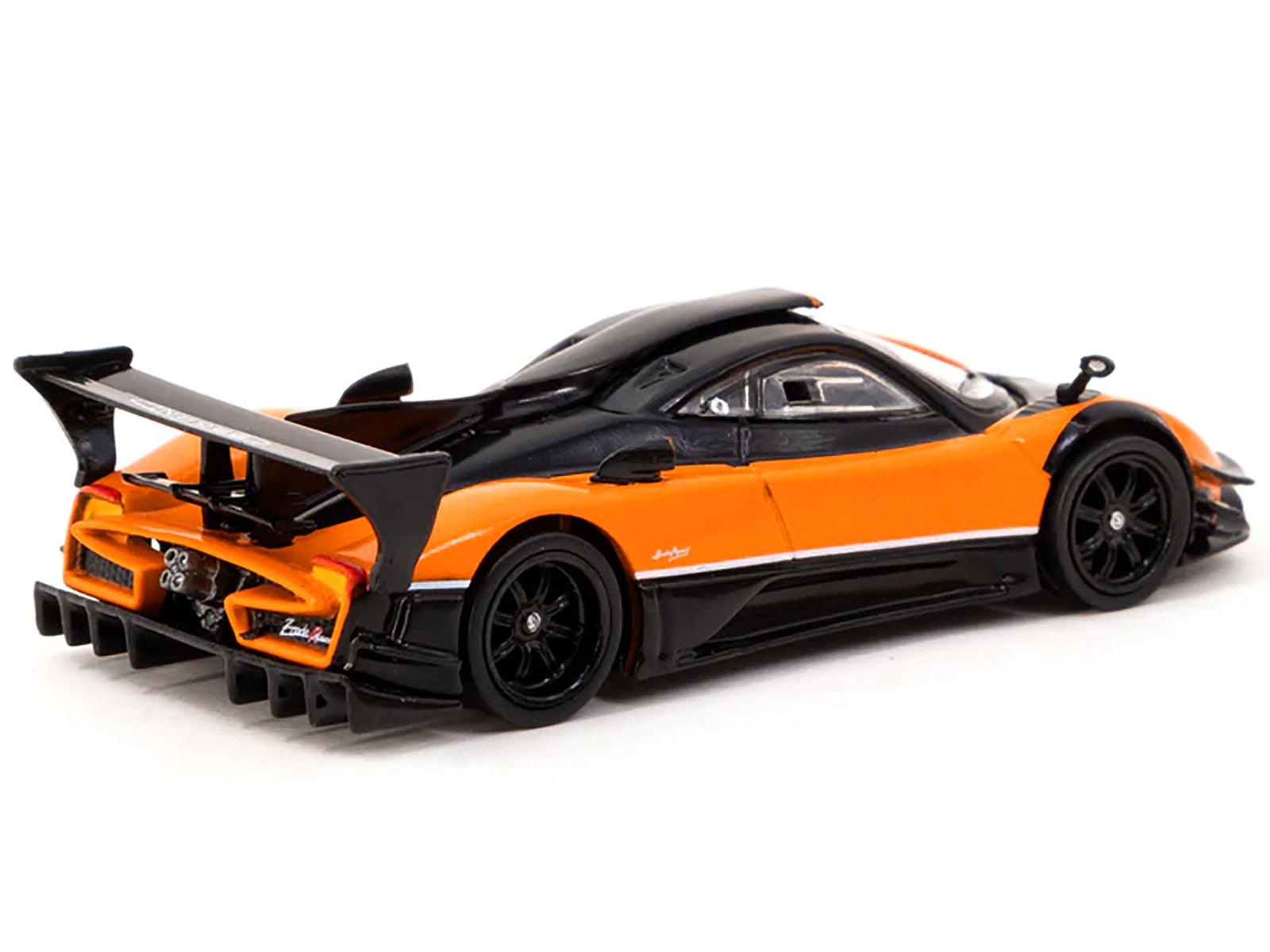 Pagani Zonda Revolucion Arancio Saint Tropez Orange and Black - Premium Pagani Models from Tarmac Works - Just $40.99! Shop now at Rapidvehicles