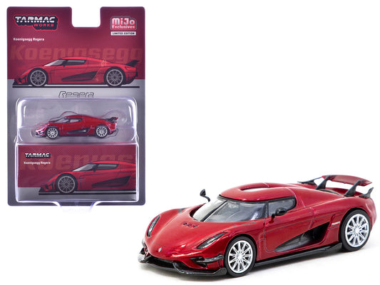 Koenigsegg Regera Red Metallic "Global64" Series 1/64 Diecast Model by Tarmac Works