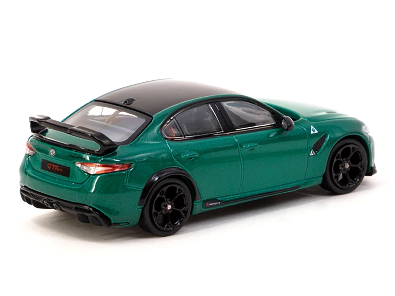 Alfa Romeo Giulia GTAm Green Metallic with Black Top "Global64" Series 1/64 Diecast Model by Tarmac Works - Premium Alfa Romeo Models from Tarmac Works - Just $36.37! Shop now at Rapidvehicles