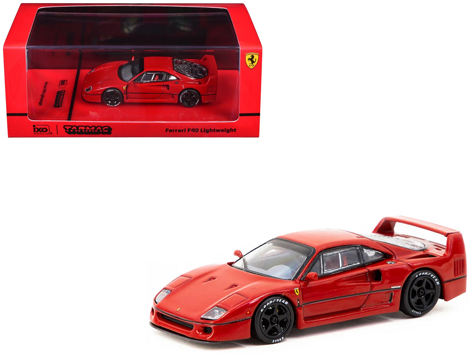 Ferrari F40 Lightweight Red "Road64" Series 1/64 Diecast Model - Premium Ferrari Models from Tarmac Works - Just $47.68! Shop now at Rapidvehicles