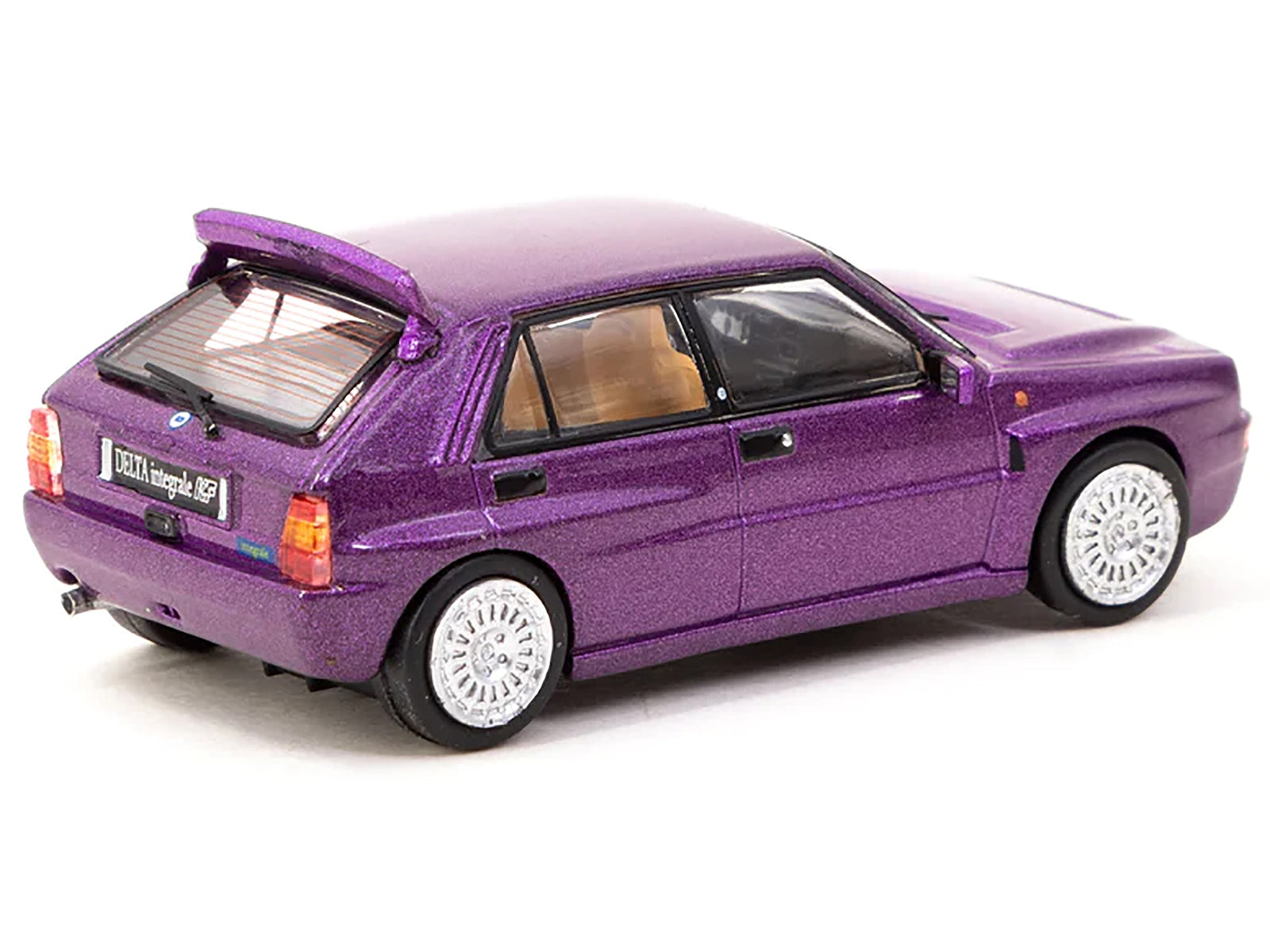 Lancia Delta HF Integrale Viola Purple Metallic "Road64" Series 1/64 Diecast Model by Tarmac Works - Premium Lancia Models from Tarmac Works - Just $38.99! Shop now at Rapidvehicles