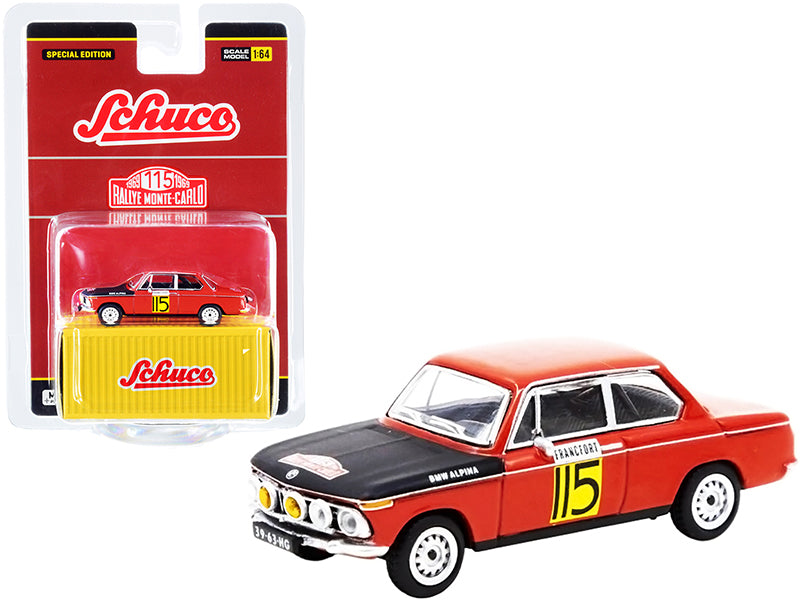 BMW 2002 #115 Rally Monte Carlo (1969) 1/64 Diecast Model Car by Schuco & Tarmac Works - Premium  from Schuco - Just $30.99! Shop now at Rapidvehicles