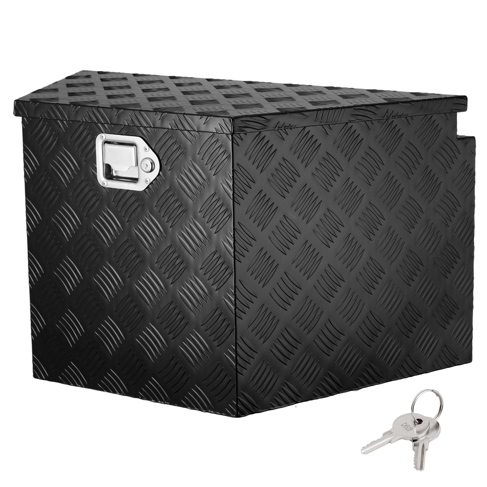 VEVOR Trailer Tongue Box, Aluminum Alloy Diamond Plate Tongue Box Tool Chest, Heavy Duty Trailer Box Storage with Lock and Keys, Utility Trailer Tongue Box for Pickup Truck, RV, Trailer, 39"x16.5"x12" - Premium Truck Tool Boxes from VEVOR - Just $183.29! Shop now at Rapidvehicles