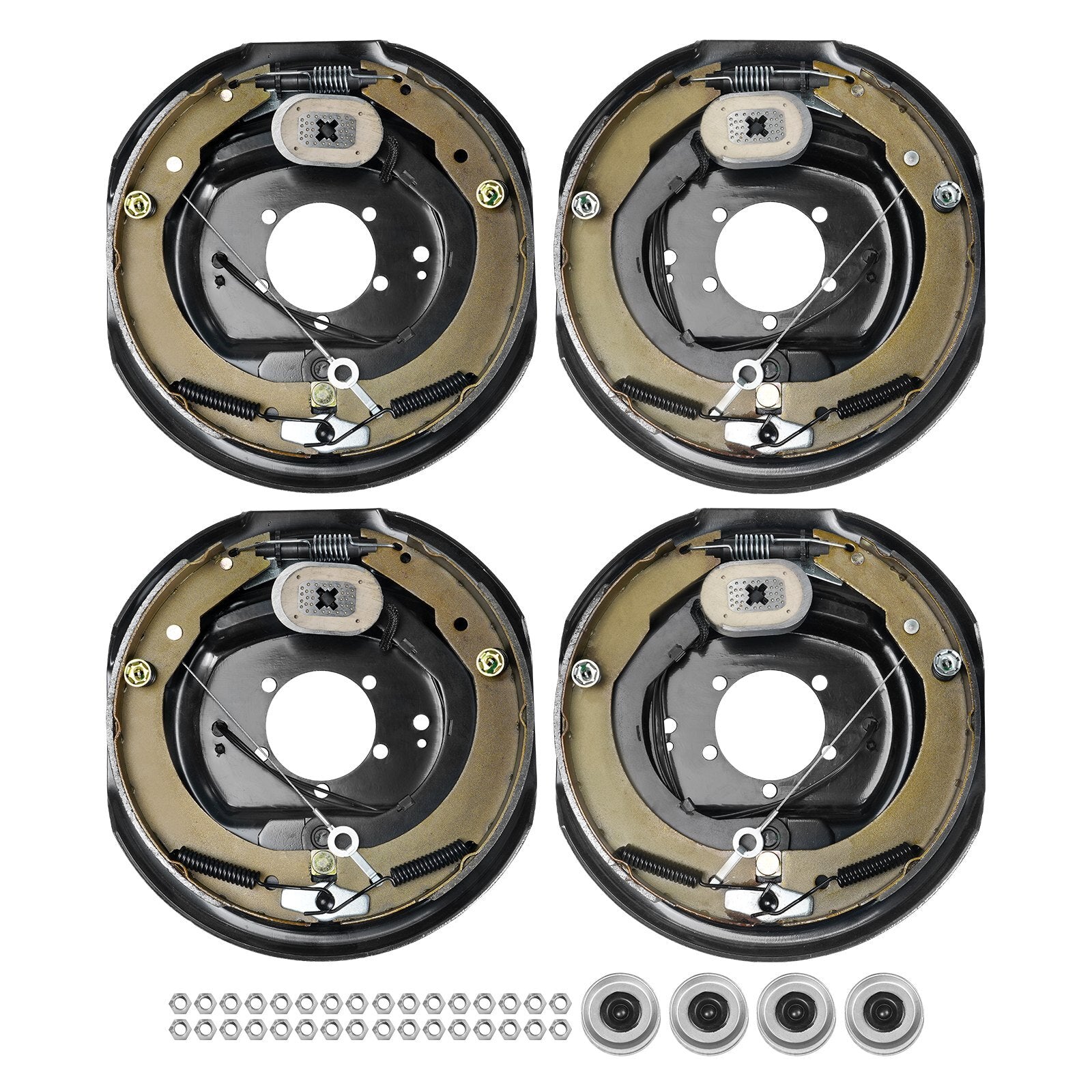 VEVOR Electric Trailer Brake Assembly, 12" x 2", 2 Pairs - Premium Trailer Electric Brake from VEVOR - Just $211.49! Shop now at Rapidvehicles