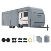 VEVOR Travel Trailer Cover, 24-26' RV Cover, 4-Layer Non-Woven Fabric Camper Cover, Waterproof, Windproof And Wear-Resistant Class A RV Cover, Rip-Stop Camper Cover with Storage Bag and Patches - Premium RV Cover from VEVOR - Just $152.09! Shop now at Rapidvehicles