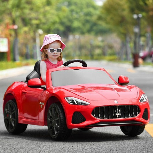 12V Kids Ride On Car Licensed Maserati GranCabrio with Remote Control-Red - Color: Red - Premium Toys & Hobbies > Ride On Toys > Powered Ride On Toys from Rapidvehicles - Just $331.99! Shop now at Rapidvehicles