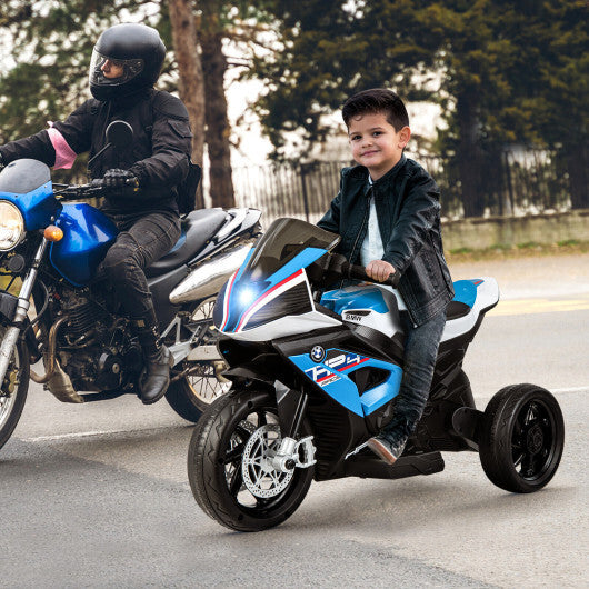 12V Licensed BMW Kids Motorcycle Ride-On Toy for 37-96 Months Old Kids-Blue - Color: Blue - Premium Toys & Hobbies > Ride On Toys > Powered Ride On Toys from Rapidvehicles - Just $147.99! Shop now at Rapidvehicles