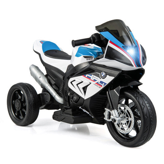 12V Licensed BMW Kids Motorcycle Ride-On Toy for 37-96 Months Old Kids-White - Color: White - Premium Toys & Hobbies > Ride On Toys > Powered Ride On Toys from Rapidvehicles - Just $213.99! Shop now at Rapidvehicles