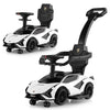 3 in 1 Licensed Lamborghini Ride Walking Toy Stroller-Black - Premium Ride On Toys from Rapidvehicles - Just $105.99! Shop now at Rapidvehicles