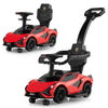 3 in 1 Licensed Lamborghini Ride Walking Toy Stroller-Red - Color: Red - Premium Toys & Hobbies > Ride On Toys > Push & Pedal Ride On Toys from Rapidvehicles - Just $105.99! Shop now at Rapidvehicles