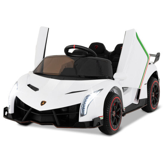 12V Licensed Lamborghini 4WD Kids Ride-on Sports Car with 2.4G - Premium Toys & Hobbies > Ride On Toys > Powered Ride On Toys from Rapidvehicles - Just $253.88! Shop now at Rapidvehicles