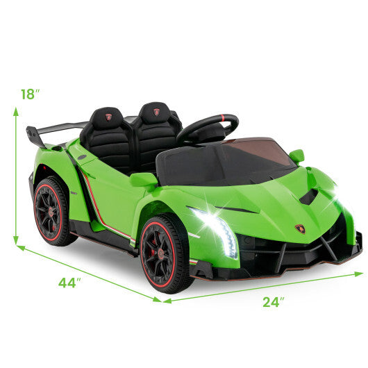 12V Licensed Lamborghini 4WD Kids Ride-on Sports Car with 2.4G - Premium Toys & Hobbies > Ride On Toys > Powered Ride On Toys from Rapidvehicles - Just $266.57! Shop now at Rapidvehicles