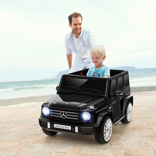 12V Battery Powered Mercedes-Benz G500 Kids Ride-on Car-Black - - Premium Toys & Hobbies > Ride On Toys > Powered Ride On Toys from Rapidvehicles - Just $282.08! Shop now at Rapidvehicles