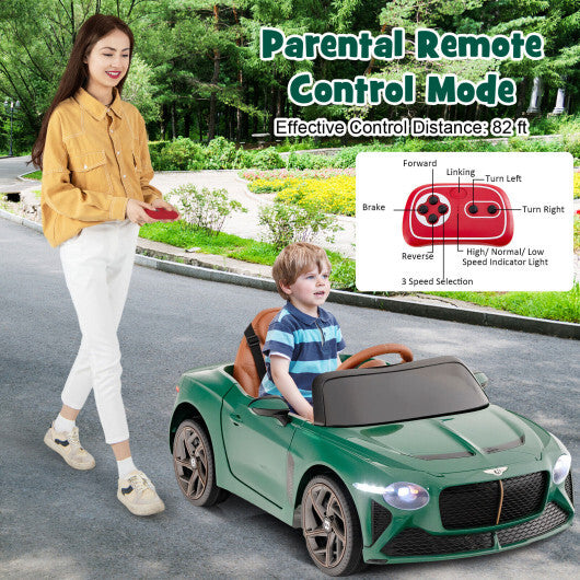 12V Powered Car Kids Ride-on Racer Car Licensed Bentley - Premium Toys & Hobbies > Ride On Toys > Powered Ride On Toys from Rapidvehicles - Just $238.37! Shop now at Rapidvehicles