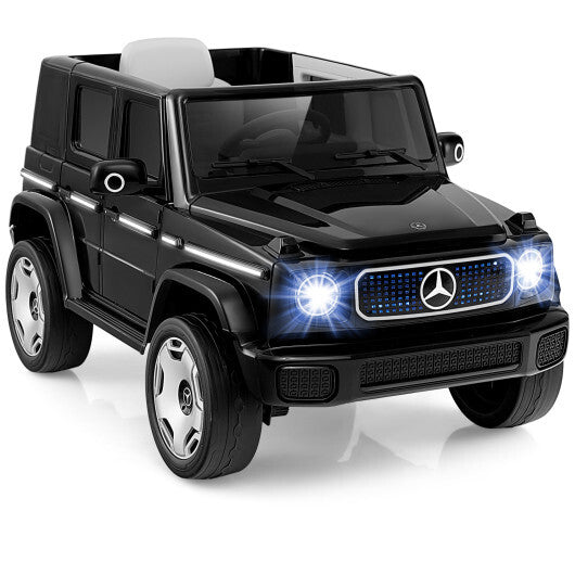 12V Licensed Mercedes-Benz EQG Kids Ride On Car with Remote Control-Black - Color: Black - Premium Toys & Hobbies > Ride On Toys > Powered Ride On Toys from Rapidvehicles - Just $338.48! Shop now at Rapidvehicles