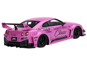 Nissan 35GT-RR Ver. 1 LB-Silhouette Works GT RHD (Right Hand Drive) "Class" Pink with Graphics 1/18 Model Car by Top Speed - Premium Nissan Models from Top Speed - Just $185.75! Shop now at Rapidvehicles