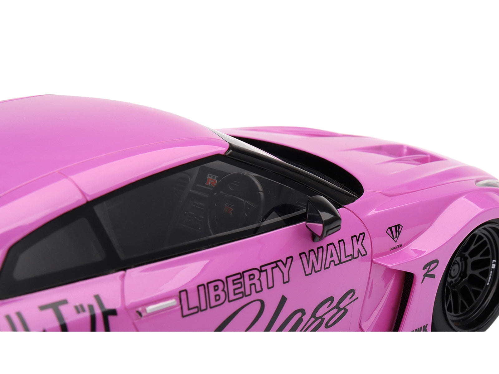 Nissan 35GT-RR Ver. 1 LB-Silhouette Works GT RHD (Right Hand Drive) "Class" Pink with Graphics 1/18 Model Car by Top Speed - Premium Nissan Models from Top Speed - Just $185.75! Shop now at Rapidvehicles