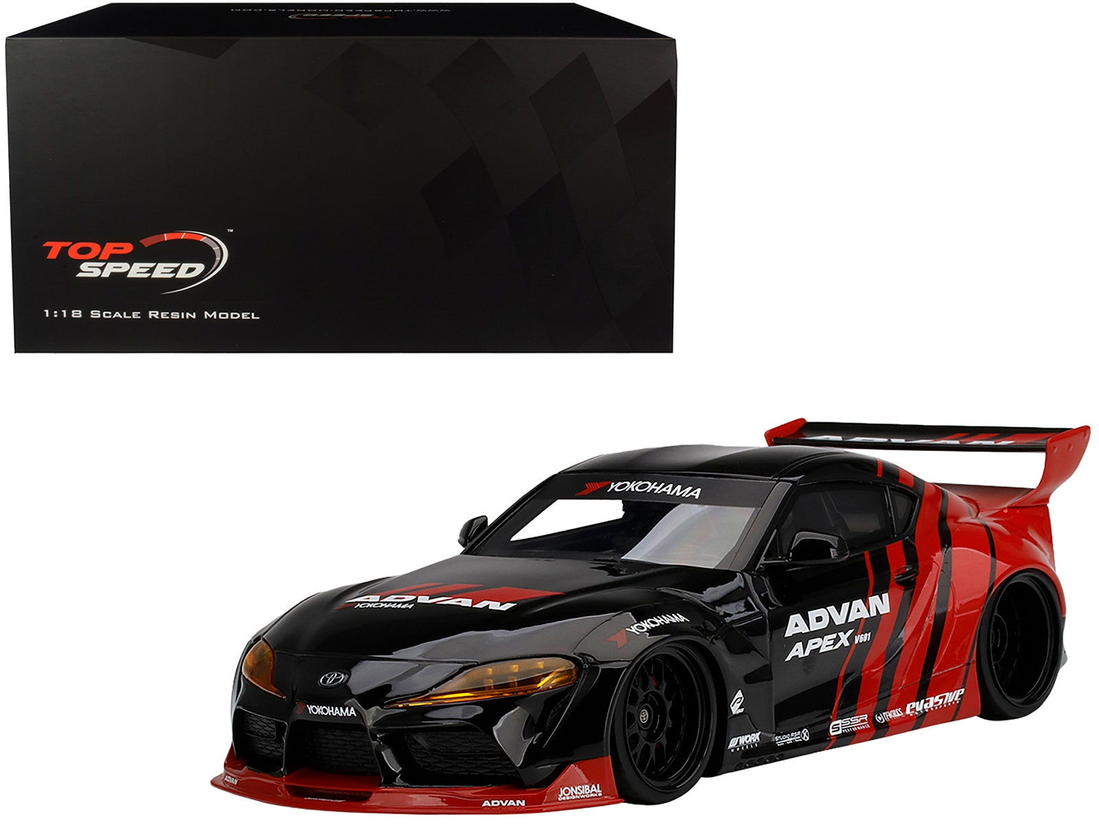 Toyota Pandem GR Supra V1.0 "Advan" Livery SEMA (2019) 1/18 Model - Premium Toyota Models from Top Speed - Just $223.99! Shop now at Rapidvehicles