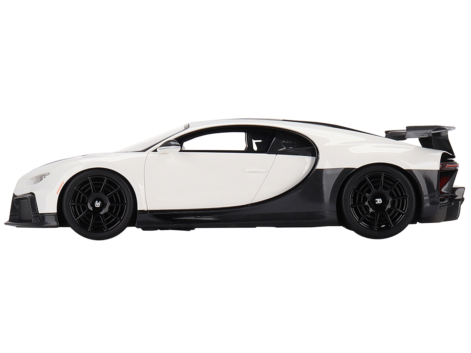 Bugatti Chiron Pur Sport White and Black 1/18 Model Car by Top - Premium Bugatti Models from Top Speed - Just $267.99! Shop now at Rapidvehicles