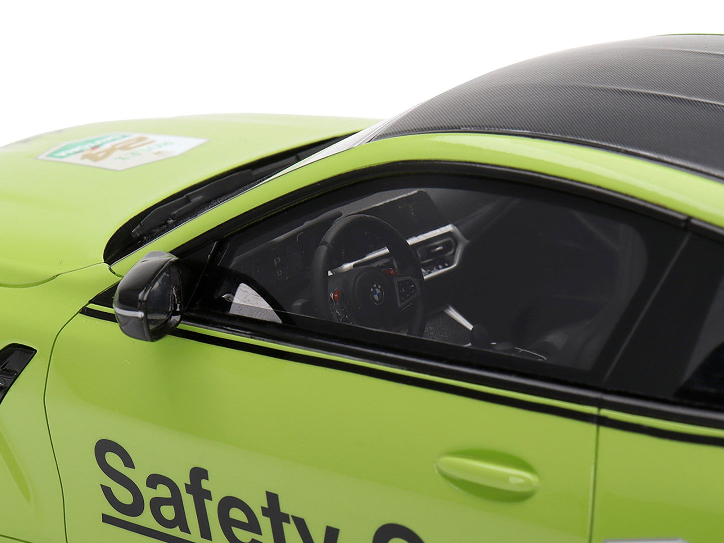 BMW M4 "Safety Car" Light Green with Carbon Top "24 Hours of