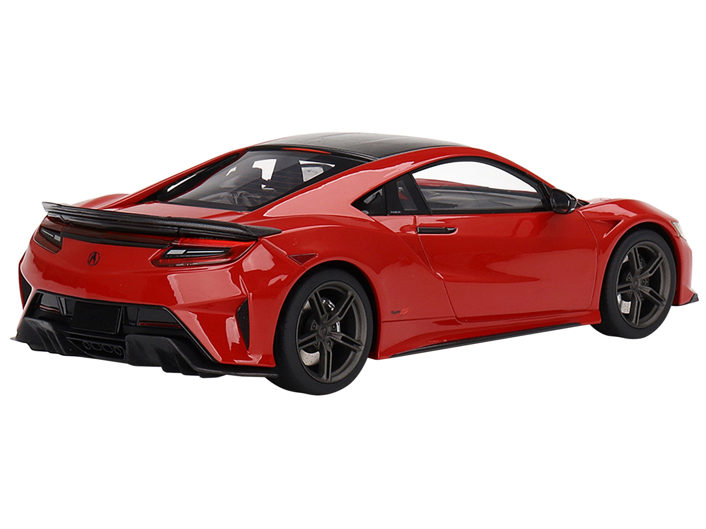 2022 Acura NSX Type S Curva Red with Carbon Top 1/18 Model Car by - Premium Acura Models from Top Speed - Just $156.14! Shop now at Rapidvehicles