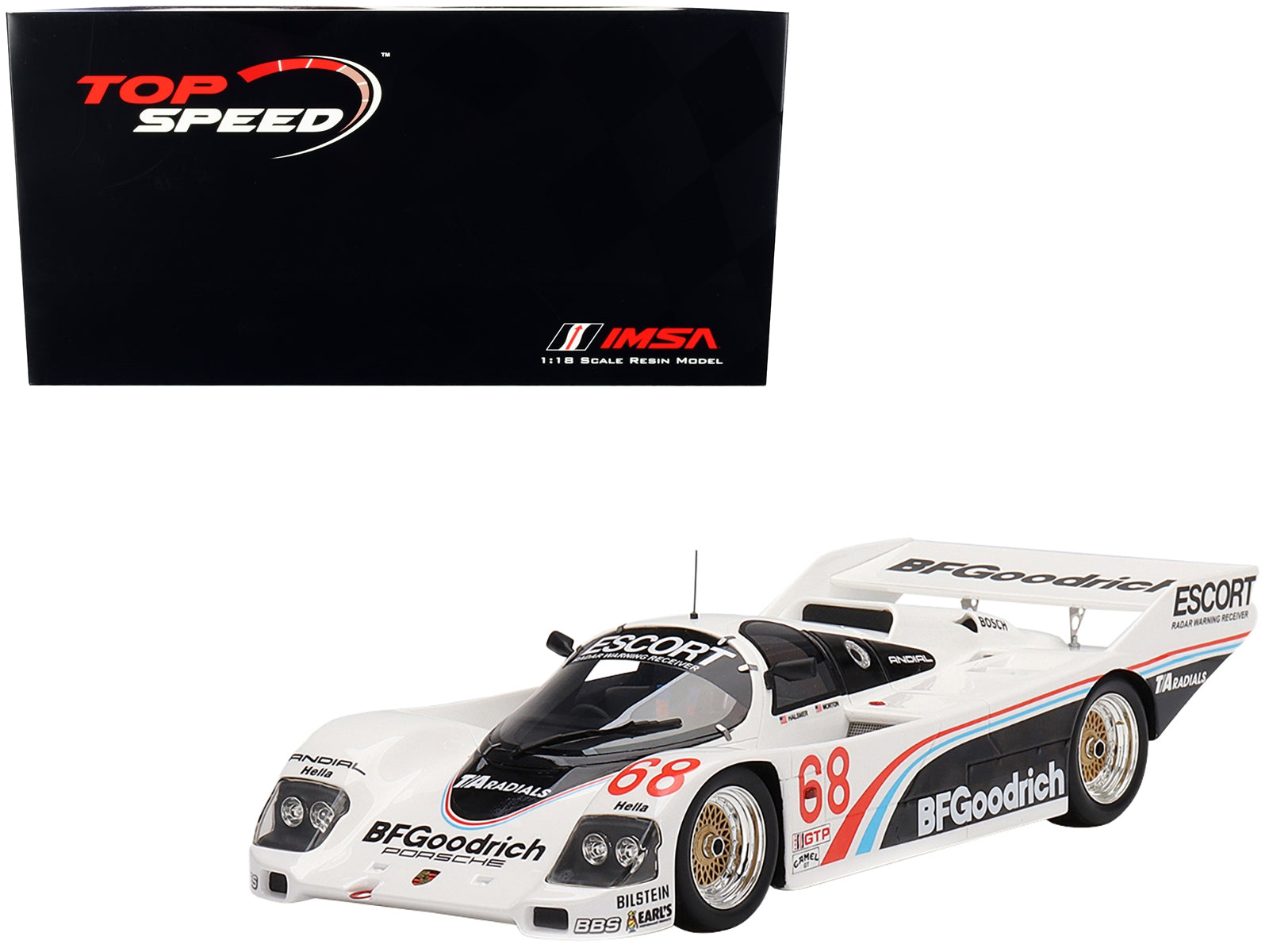 Porsche 962 #68 Darin Brassfield - John Morton "BFGoodrich" IMSA - Premium Porsche Models from Top Speed - Just $214.19! Shop now at Rapidvehicles