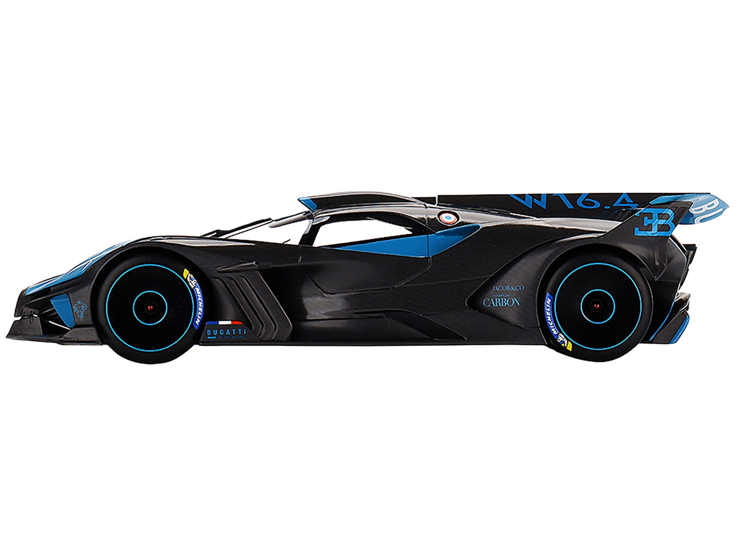 Bugatti Bolide Presentation Version Blue and Black 1/18 Model Car - Premium Bugatti Models from Top Speed - Just $221.99! Shop now at Rapidvehicles