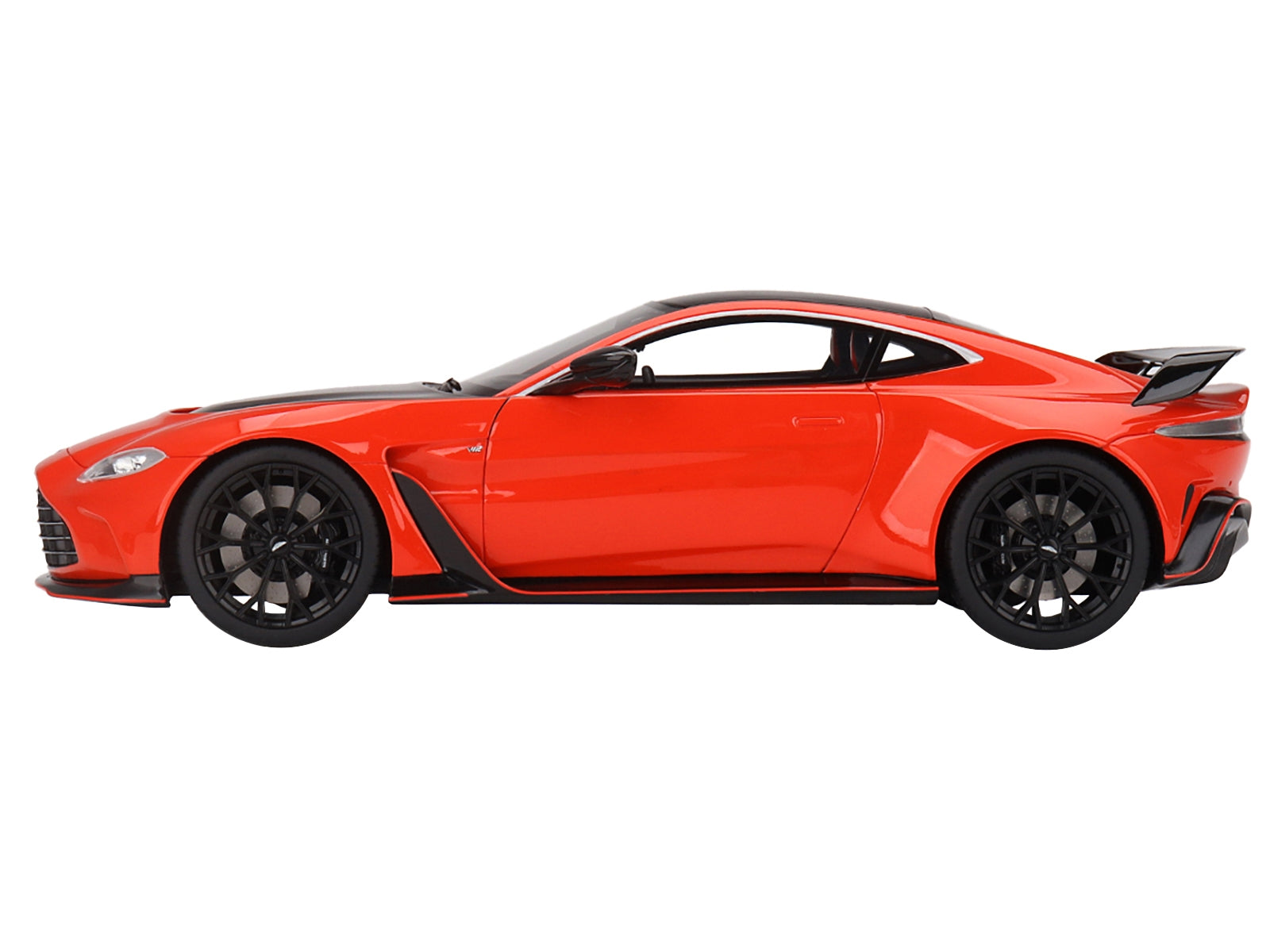 Aston Martin V12 Vantage RHD (Right Hand Drive) Scorpus Red with Black Top and Carbon Hood 1/18 Model Car by Top Speed - Premium Aston Martin Models from Top Speed - Just $192.80! Shop now at Rapidvehicles