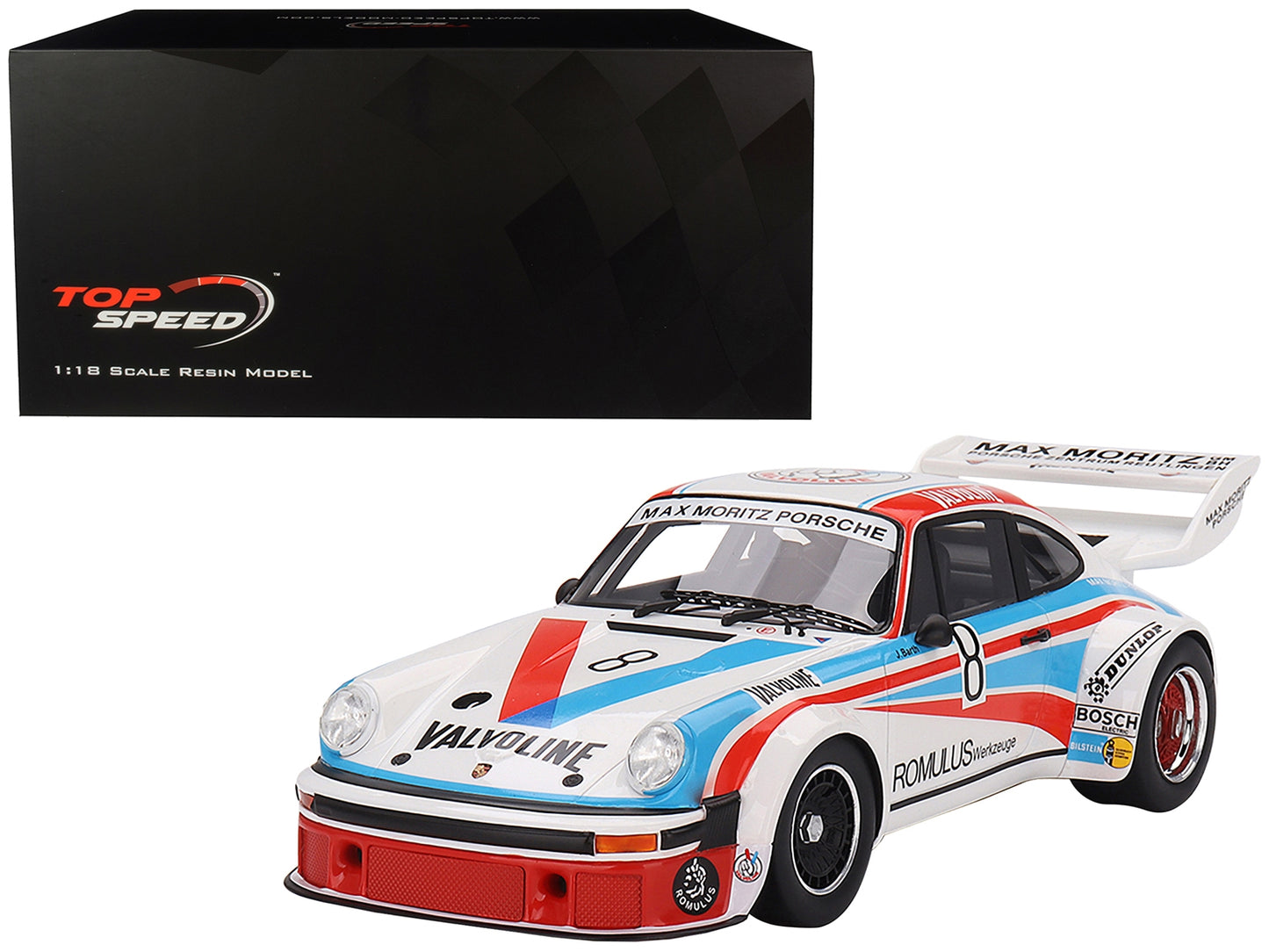 Porsche 934/5 #8 Jurgen Barth - Edgar Doren "Max Moritz Team - - Premium Porsche Models from Top Speed - Just $267.99! Shop now at Rapidvehicles