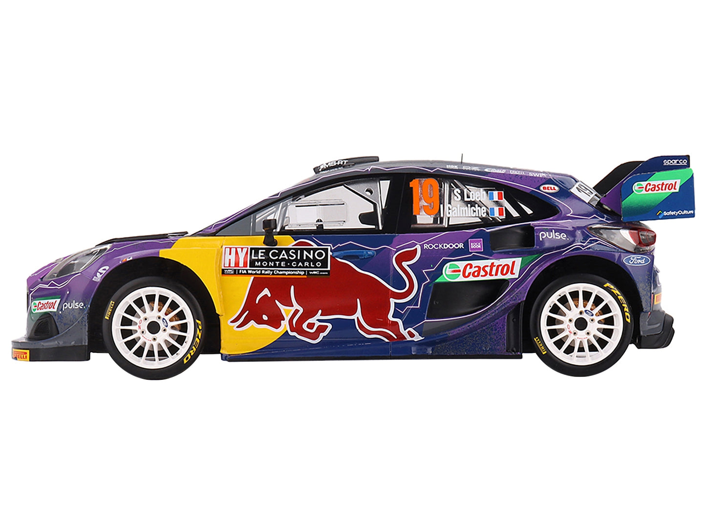 Ford Puma Rally1 #19 Sebastien Loeb - Isabelle Galmiche "M-Sport - Premium Rally Models from Top Speed - Just $260.99! Shop now at Rapidvehicles