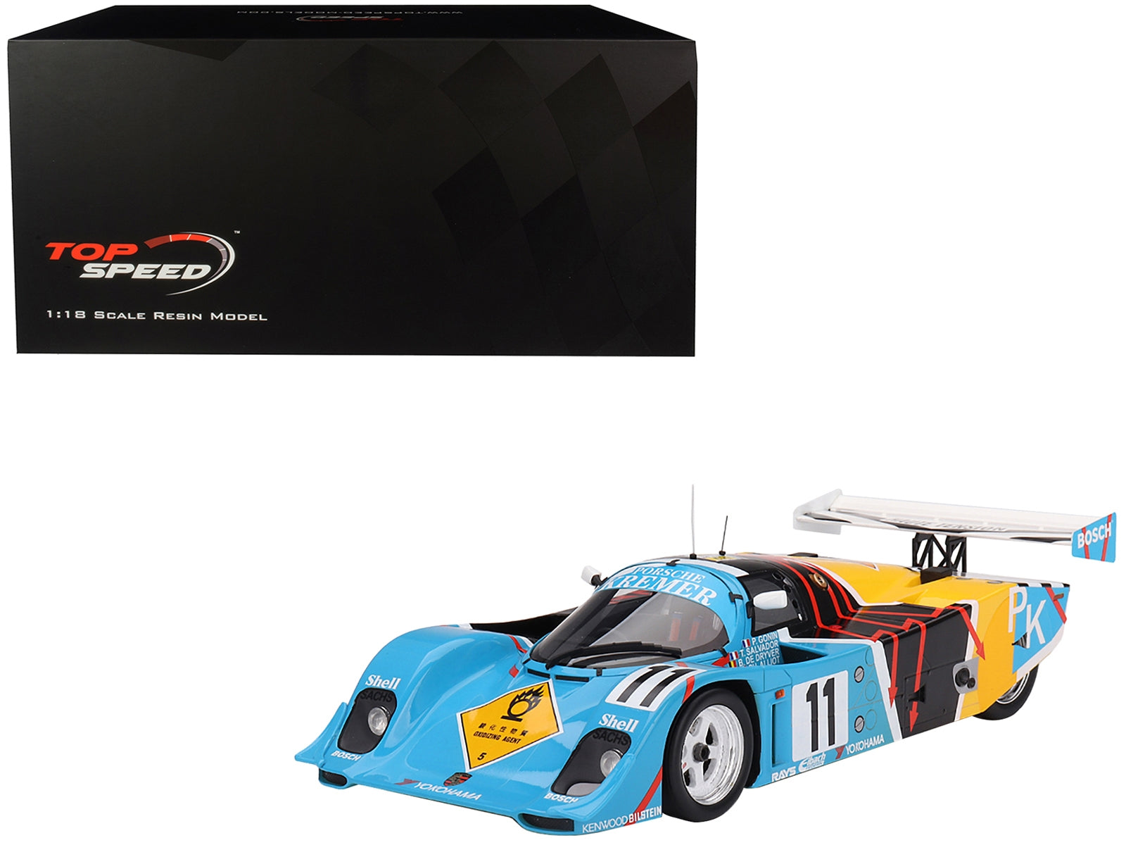 Porsche 962 CK6 #11 Philippe Alliot - Bernard de Dryver - Patrick - Premium Porsche Models from Top Speed - Just $267.99! Shop now at Rapidvehicles