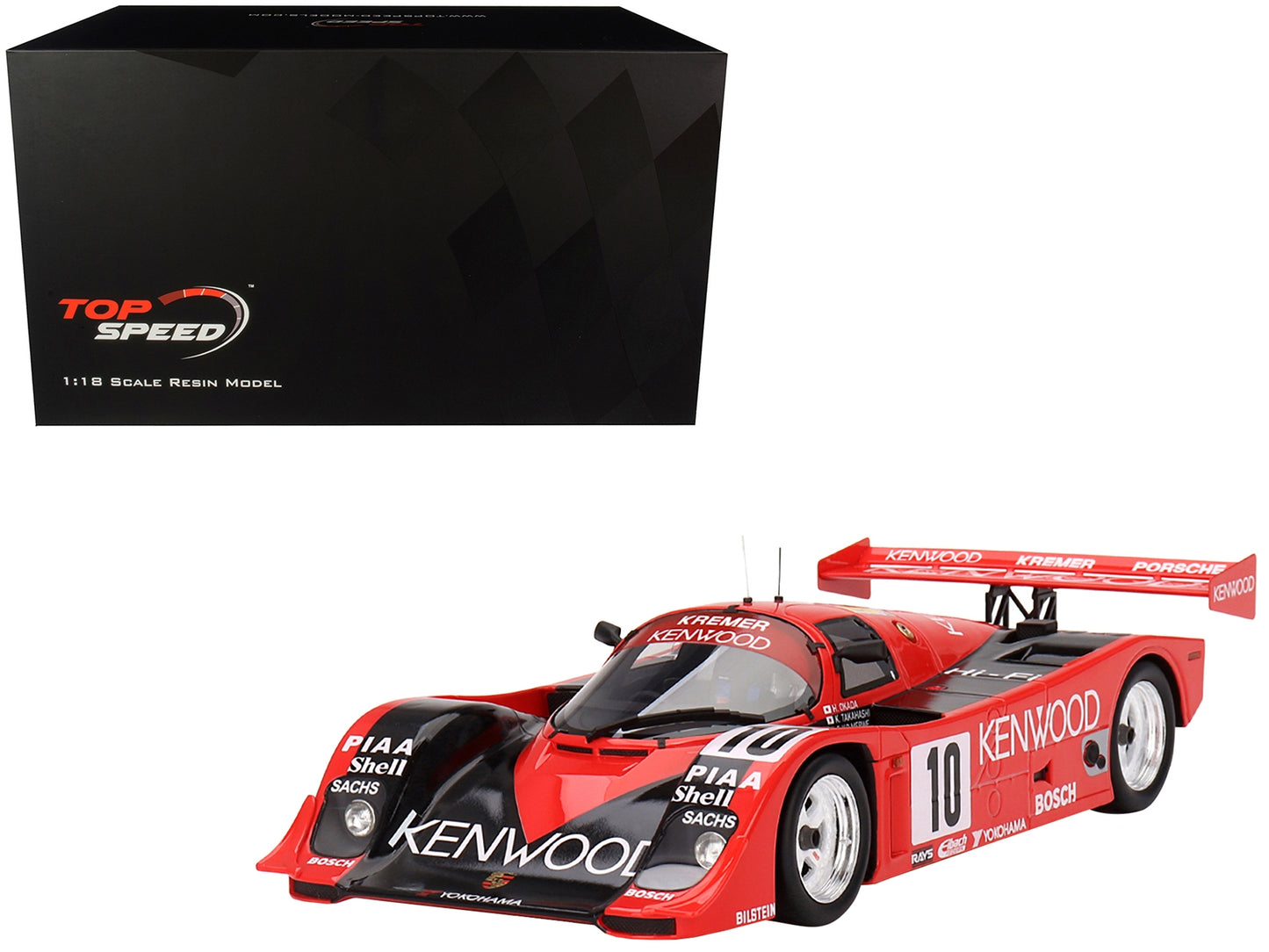 Porsche 962 CK6 #10 Kunimitsu Takahashi - Sarel van der Merwe - - Premium Porsche Models from Top Speed - Just $222.99! Shop now at Rapidvehicles