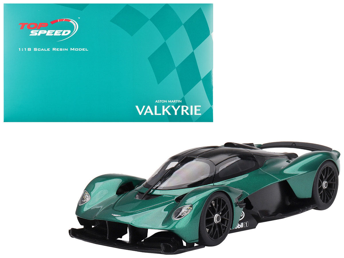 Aston Martin Valkyrie Aston Martin Racing Green Metallic with - Premium Aston Martin Models from Top Speed - Just $204.99! Shop now at Rapidvehicles