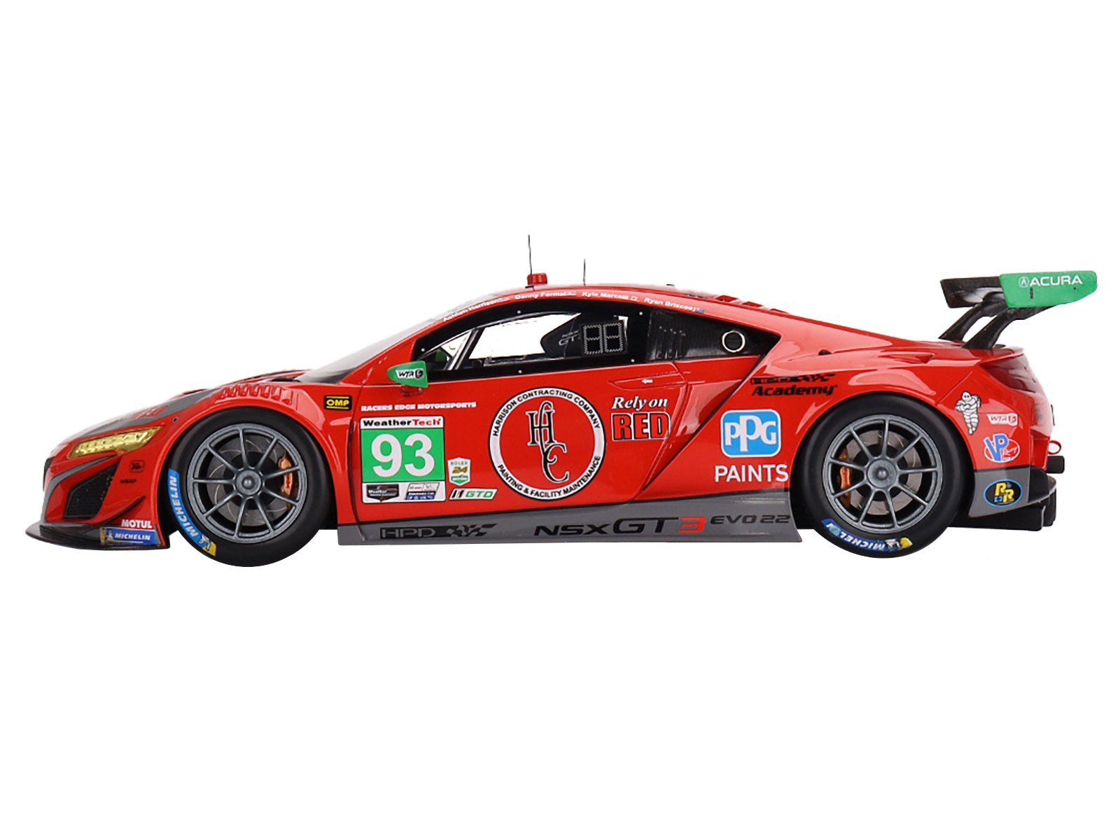 Acura NSX GT3 EVO22 #93 Ryan Briscoe - Danny Formal - Ashton Harrison - Kyle Marcelli "Racers Edge Motorsports with WTRAndretti" IMSA "24 Hours of Daytona" (2023) 1/18 Model Car by Top Speed - Premium Acura Models from Top Speed - Just $246.73! Shop now at Rapidvehicles