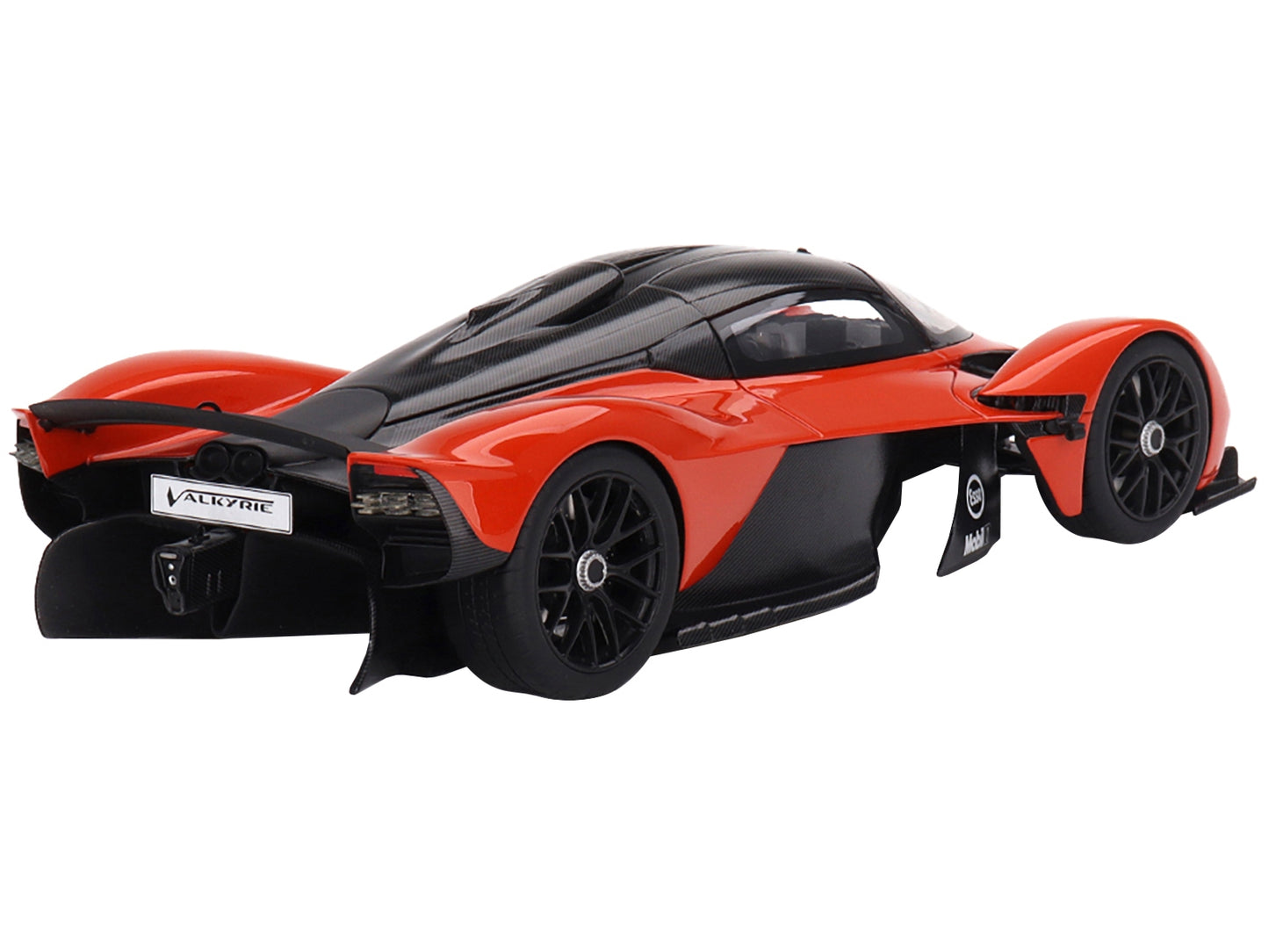 Aston Martin Valkyrie Maximum Orange with Black Top 1/18 Model - Premium Aston Martin Models from Top Speed - Just $241.19! Shop now at Rapidvehicles