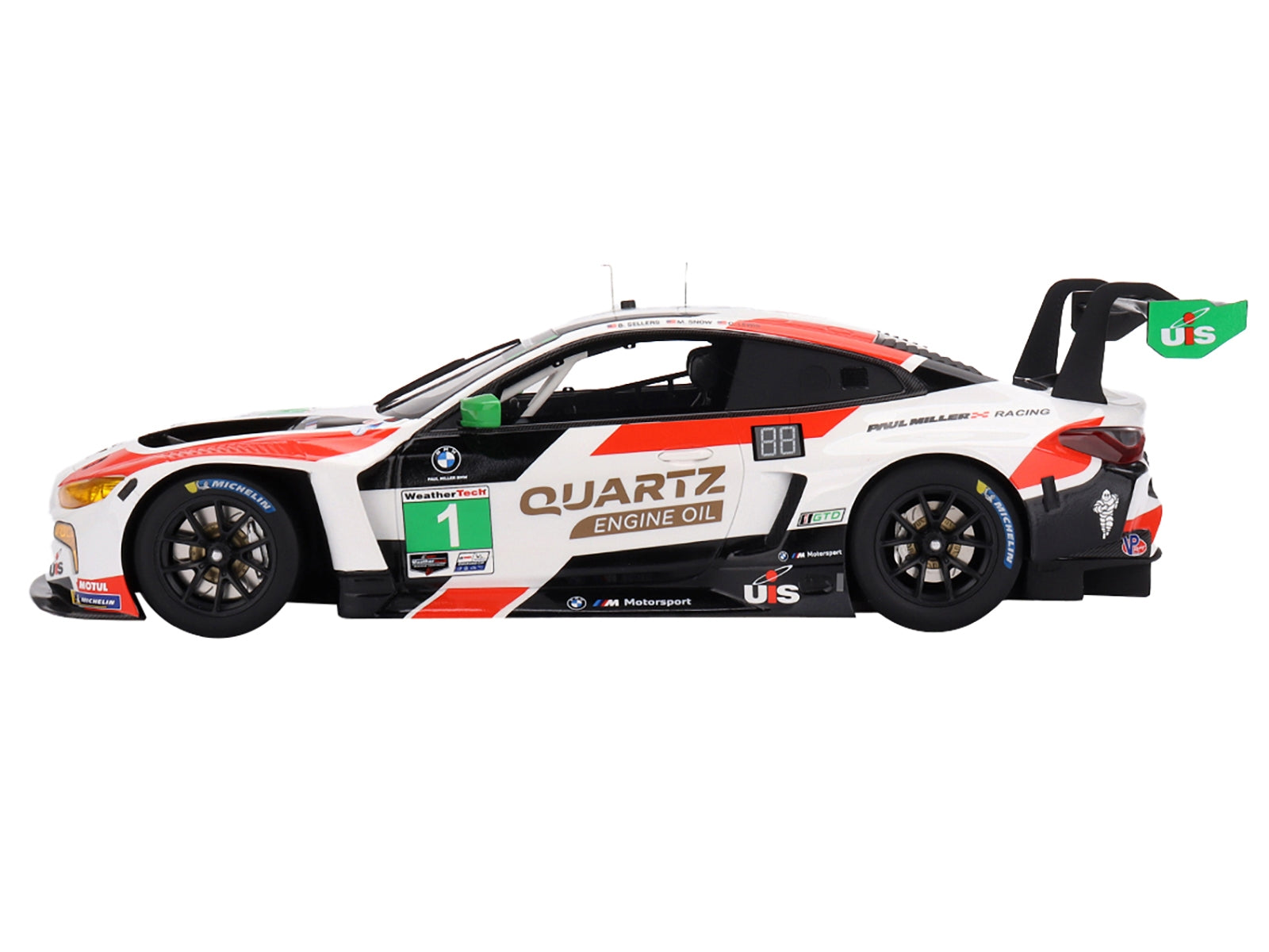 BMW M4 GT3 #1 Corey Lewis - Bryan Sellers - Madison Snow "Paul Miller Racing" Winner IMSA GTD "12 Hours of Sebring" (2023) 1/18 Model Car by Top Speed - Premium BMW Models from Top Speed - Just $210.99! Shop now at Rapidvehicles