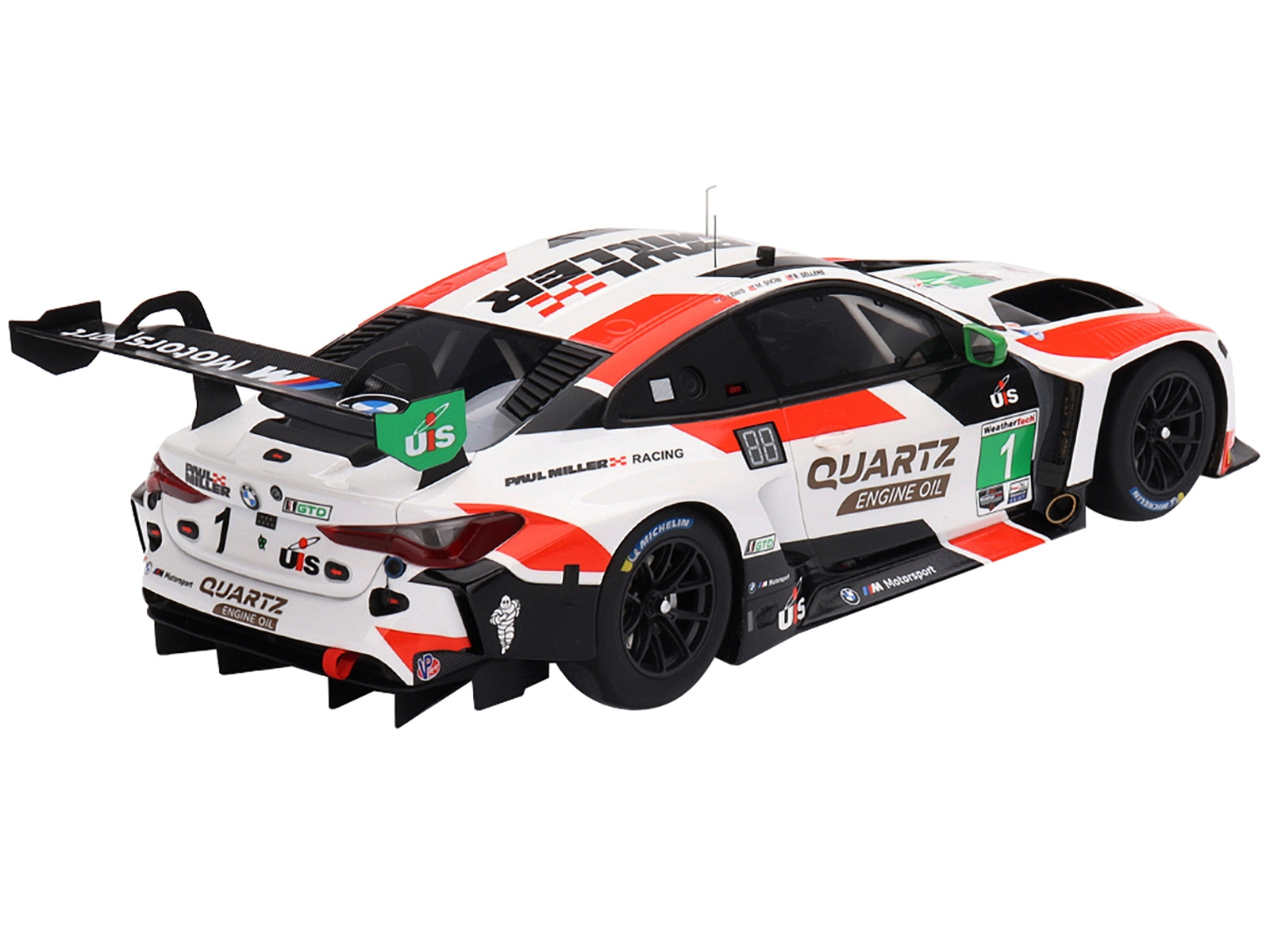 BMW M4 GT3 #1 Corey Lewis - Bryan Sellers - Madison Snow "Paul Miller Racing" Winner IMSA GTD "12 Hours of Sebring" (2023) 1/18 Model Car by Top Speed - Premium BMW Models from Top Speed - Just $210.99! Shop now at Rapidvehicles