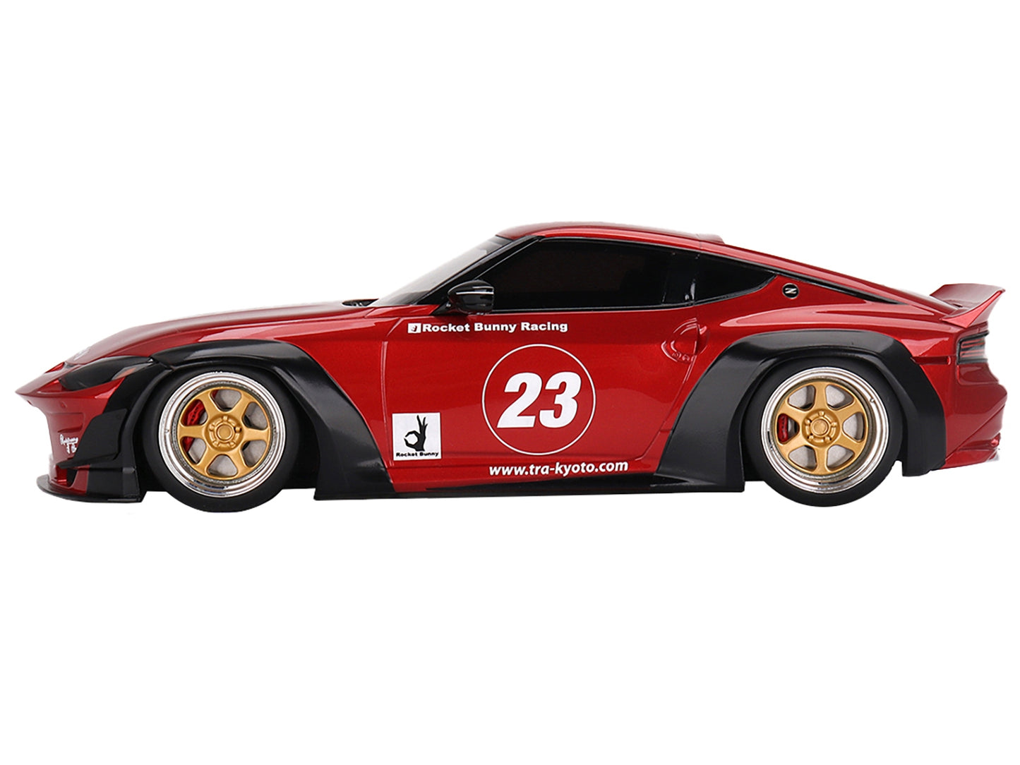 Nissan Z (RZ34) #23 Passion Red Metallic "Pandem - Rocket Bunny" - Premium Nissan Models from Top Speed - Just $226.79! Shop now at Rapidvehicles