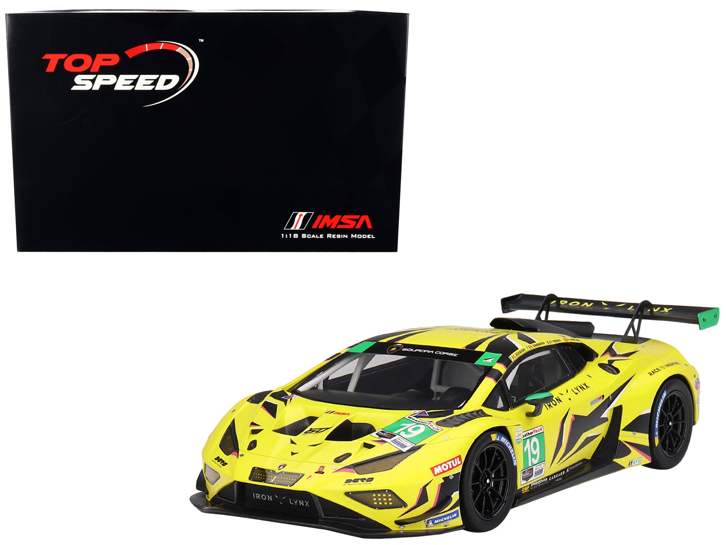 Lamborghini Huracan GT3 EVO2 #19 Raffaele Giammaria - Rolf - Premium Lamborghini Models from Top Speed - Just $267.29! Shop now at Rapidvehicles