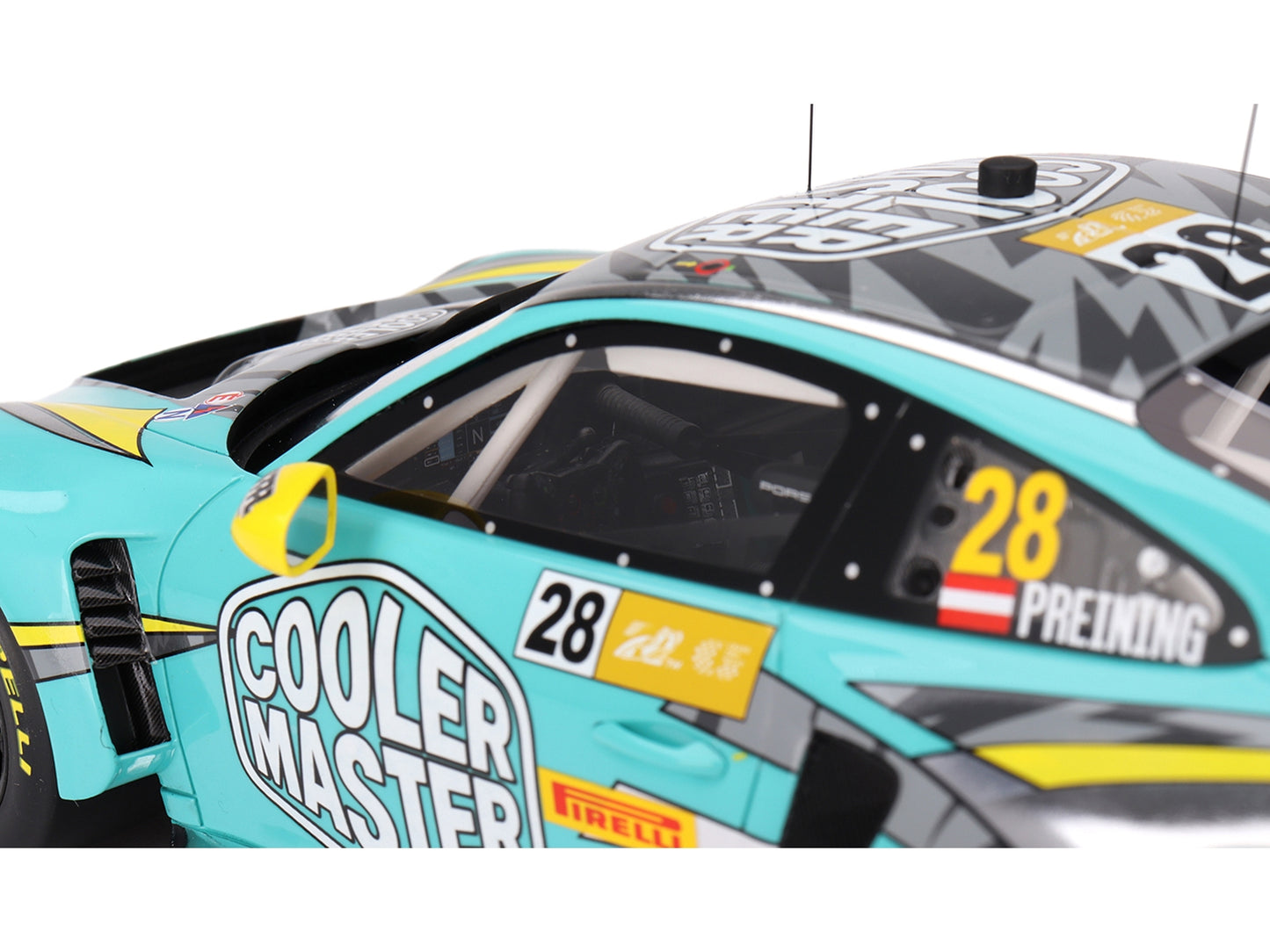 Porsche 911 GT3 R #28 Thomas Preining "HubAuto Racing" FIA GT - Premium Porsche Models from Top Speed - Just $279.89! Shop now at Rapidvehicles