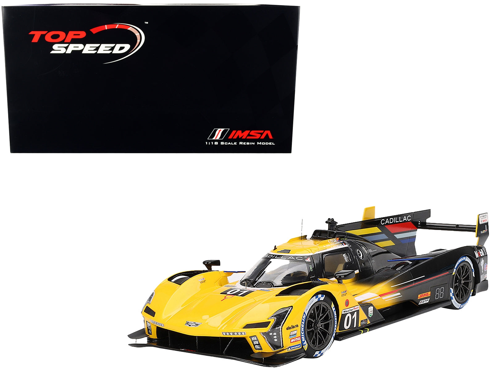 Cadillac V-Series.R #01 Sebastien Bourdais - Scott Dixon - Alex Palou - Renger van der Zande "Cadillac Racing" IMSA GTP "24 Hours of Daytona" (2024) 1/18 Model Car by Top Speed - Premium Cadillac Models from Top Speed - Just $263.65! Shop now at Rapidvehicles