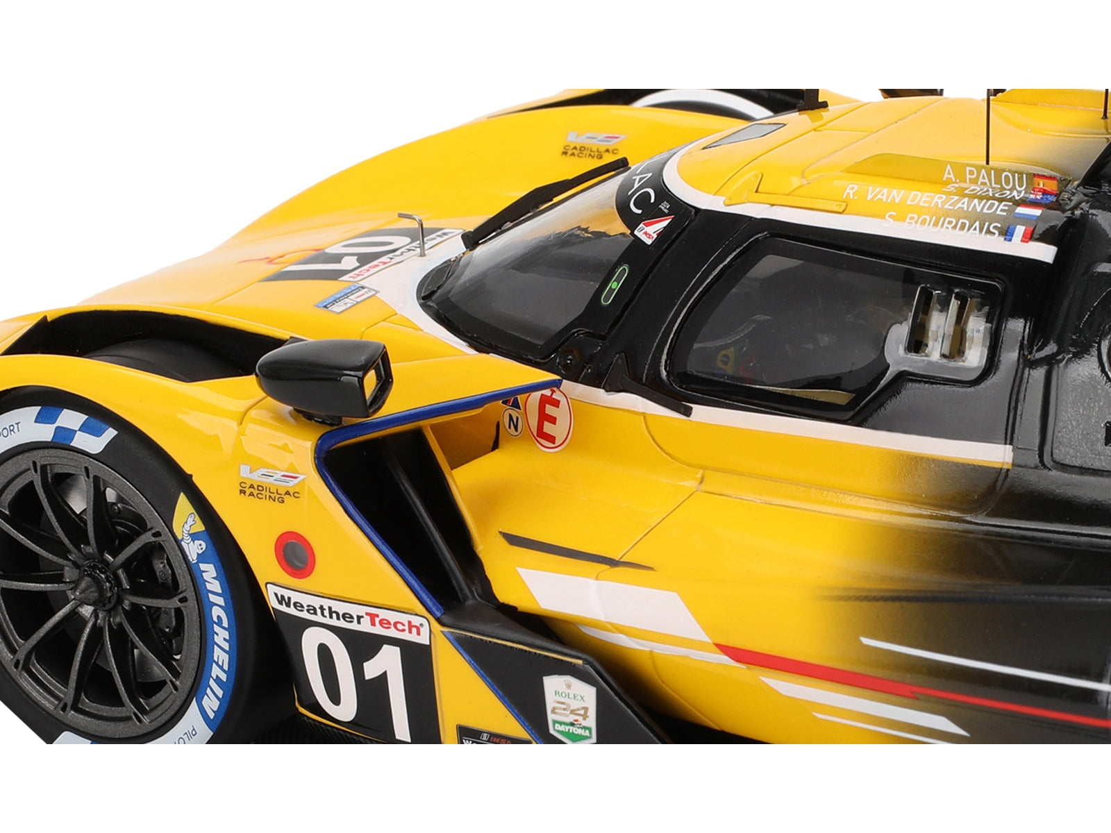 Cadillac V-Series.R #01 Sebastien Bourdais - Scott Dixon - Alex Palou - Renger van der Zande "Cadillac Racing" IMSA GTP "24 Hours of Daytona" (2024) 1/18 Model Car by Top Speed - Premium Cadillac Models from Top Speed - Just $263.65! Shop now at Rapidvehicles