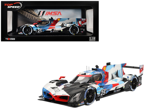 BMW M Hybrid V8 GTP #25 Connor De Phillippi - Maxime Martin - Rene Rast - Nick Yelloly "BMW M Team RLL" "24 Hours of Daytona" (2024) 1/18 Model Car by Top Speed