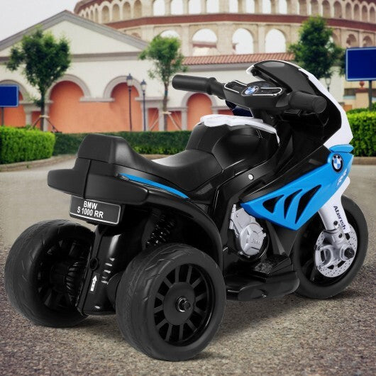 6V Kids 3 Wheels Riding BMW Licensed Electric Motorcycle-Blue - - Premium Toys & Hobbies > Ride On Toys > Powered Ride On Toys from Rapidvehicles - Just $97.19! Shop now at Rapidvehicles