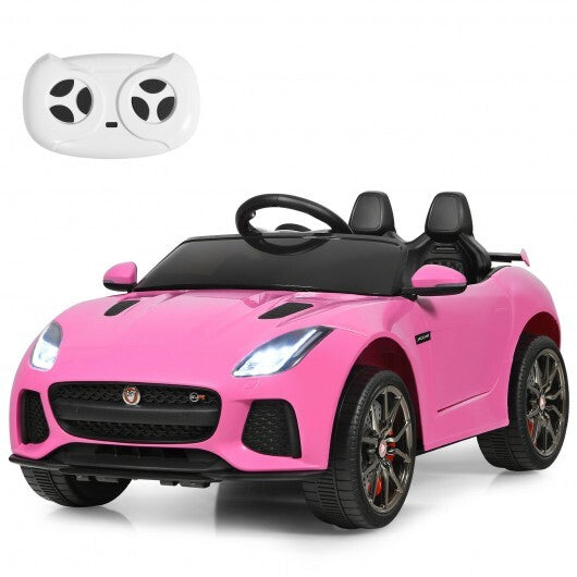 12V Jaguar F-Type SVR Licensed Kids Ride On Car-Pink - Color: Pink - Premium Toys & Hobbies > Ride On Toys > Powered Ride On Toys from Rapidvehicles - Just $225.68! Shop now at Rapidvehicles